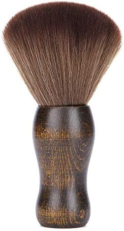 Neck Duster Brush Hair Cutting Brush Barber Natural Fiber Wooden Handle Salon Hairbrush Largr Hair Cutting Neck Duster Brush Barber Natural Fiber Wooden Handle Salon Hair Removal Brush Hairbrush