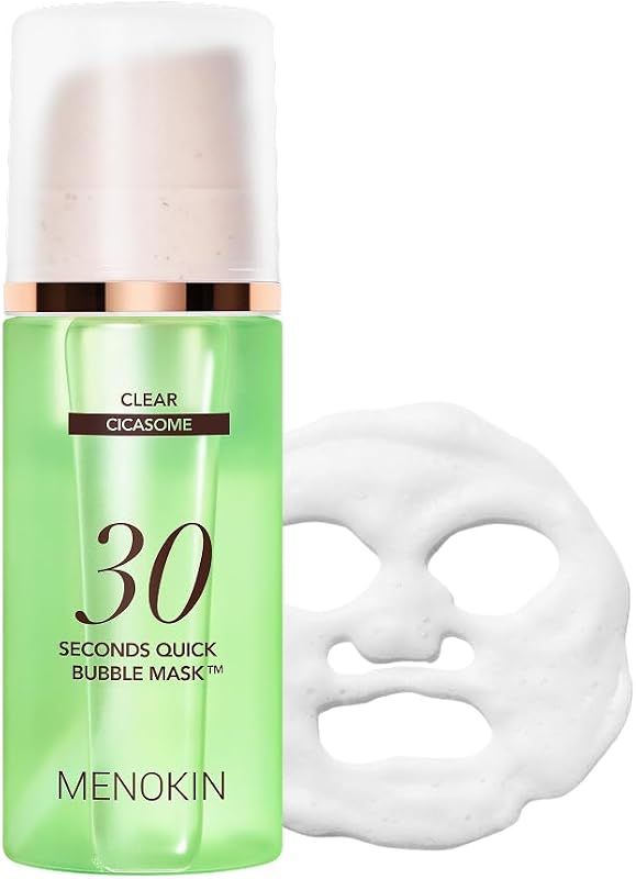 Máscara facial de bolhas MENOKIN CLEAR Cicasome 30 Seconds, 95 mL