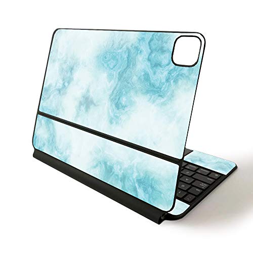 MightySkins Skin for Apple Magic Keyboard for iPad Pro 11-inch (2020) - Sushi | Protective, Durable, and Unique Vinyl Decal wrap Cover, Blue Marble (APIPSK1120-Blue Marble) by MIGHTY SKINS - Used condition - CA$13.51