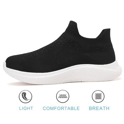 Image of RUIDENG Loafers for Women Comfortable | Women's Walking Shoes Everyday Working | 2 Inch Rocker Bottom