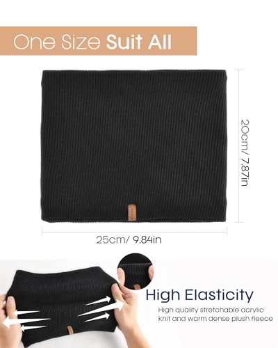 FURTALK Winter Neck Warmer Men Ski Neck Gaiter Scarf For Men Women Thick Warm Fleece Windproof Scarves - Image 3