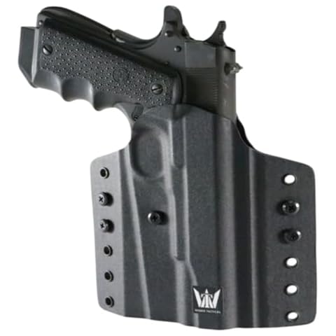 Weber Tactical Holster for Pancake 1911 Government 5", Optics Ready, OWB, USA Made, Precision Fit, Adjustable Passive Retention, Right Hand Cover