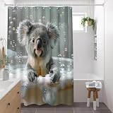ZZYSKS Funny Koala in the Bathtub