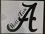 Alabama Rolltide Roll Tide 11' x 8.5' Custom Stencil Art Supplies DIY Scrapbooking Painting on The Wall and Other Surfaces