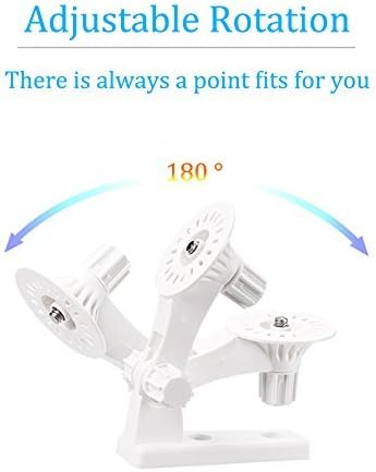 Wyze Cam Pan Wall Mount - ALLICAVER Security Mount Bracket for Wyze Cam Pan and Wyze Cam, Special Design for Both Wyze Labs 1080p HD Home Camera (2 Pack, White)