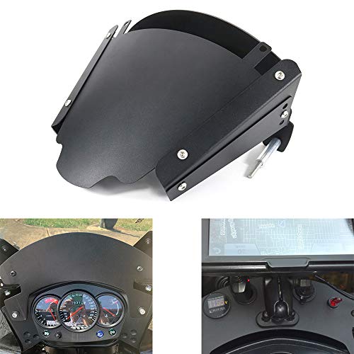 Xitomer Motorcycle Rally Dash Kit,Fit for KLR650 2013 2014 2015 2016 2017 2018, for KLR650 Rally Dash Kit Height Adjust Lifter Windshield Fit for KLR650 (Aftermarket)