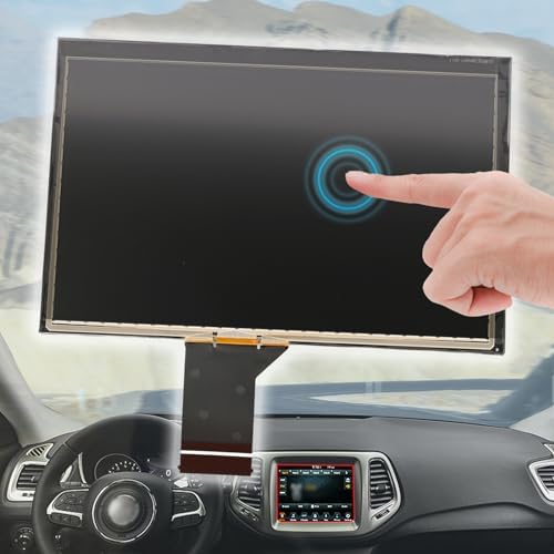 7" Inch Replacement Uconnect VP2 LCD Monitor Display with Touch Screen Navigation Digitizer Fit for Jeep Compass 2017 2018 2019 2020 Replace# TDO-WXGA0700K00033-V2 TDO-WXGA0700K00057-V1