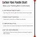 WONITAGO Kayak Paddle Premium Carbon Fiber Paddle with Reinforced PP + Fiberglass Blade, Floating Adjustable Kayaking Oars, 3 Piece, 220-240 cm/86-94 Inches Orange