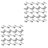 Chevilles d'étagère pour étagères : les supports d'étagère sont utilisés pour maintenir les meubles en place, fabrication soignée, pas de bords tranchants pour une utilisation en toute sécurité, clips d'armoire pour étagères