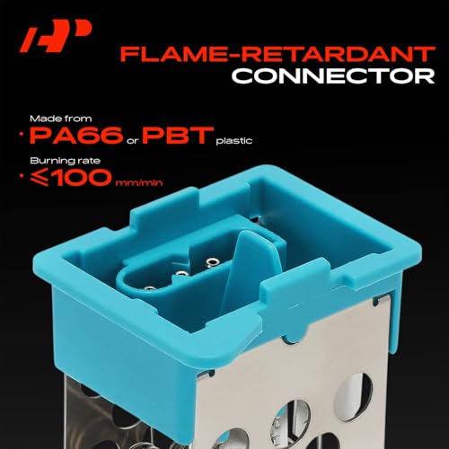 Image of A-Premium Front HVAC Blower Motor Resistor Compatible with BMW Models | for 525i 1990-1995, 540i /530i 1994-1995, 535i 1990-1993, M5 1991-1993