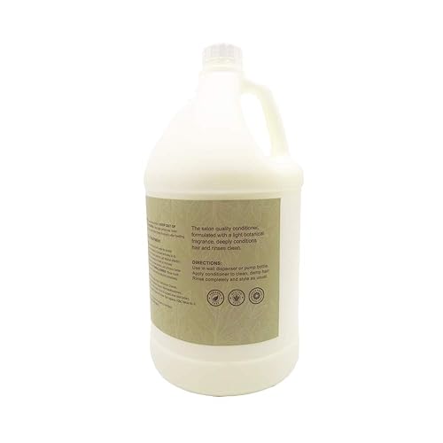 Miniatura 5 de ECO Amenities Set doble de cuidado del cabello de 1 galón champú nutritivo y acondicionador galones con dispensador de bomba, recarga para artículos