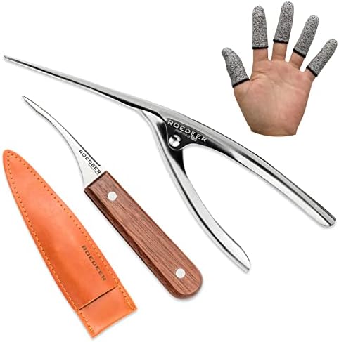 ROEDEER Shrimp Deveiner Tool and Shrimp Peeler Set,Shrimp Cleaner and Butterfly Shrimp,Gift for Shrimp Lovers,Home Kitchen Essentials