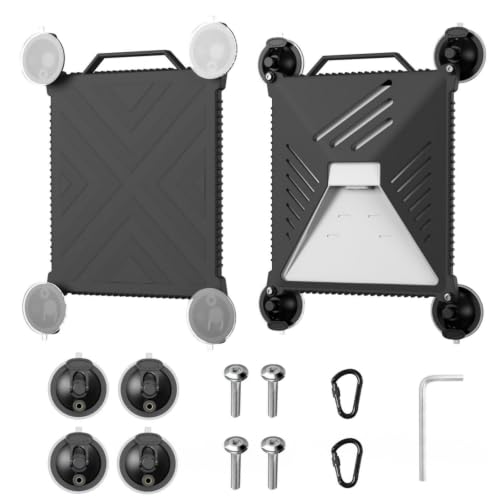 Epronic for Starlink Mini Car Mount Car Mount Silicone Protective Suction Cup Mount, Anti-Scratch UV Protection Cover for Gen 3 Starlink Mini Case Perfect Sunroof & Window Camping RV Travel Road Trip by Epronic - Used condition - US$23.74