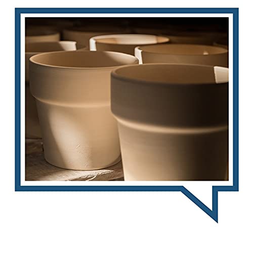 Pot de fleurs en céramique cylindrique blanc pour plante succulente - 4