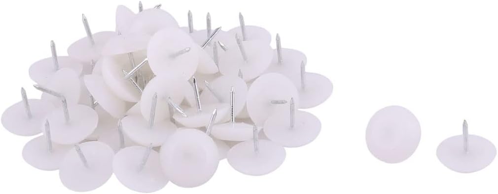 Metal Pin Furniture Round Base Foot Floor Protector Fixed Nail 50pcs (id: 3c6 3ee 3d1 aa8 62a