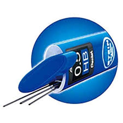 Pentel Grafite para lapiseira Ain Stein, 0,5 mm HB, 40 grafites (C275-HB)