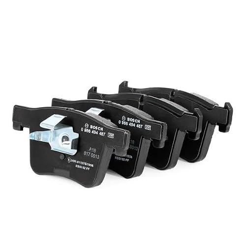 Bosch BP1408 - Pastiglie Freni Auto, Asse Anteriore - Qualità Bosch - Riduzione Del Rumore E Della Polvere - Certificazione ECE-R90 - Senza Rame - 1 Confezione Da 4 Pastiglie - 3