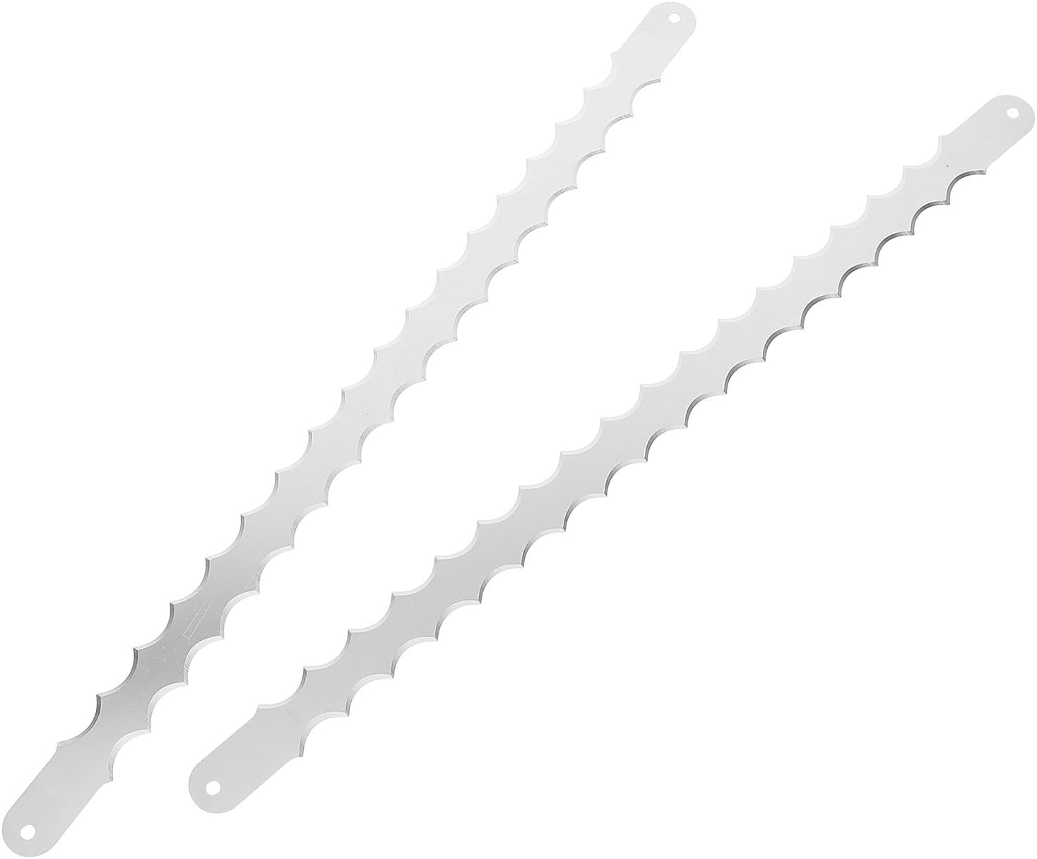 Bread Slicer Replacement Blades 2Pcs Stainless Steel Serrated Bread Cutter Blades Toast Cutting in Kitchen Baking