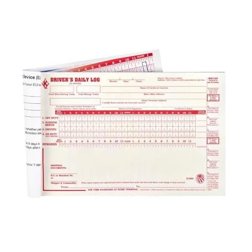 ELD Backup Driver Log Book 5-pk. with Detailed Driver Vehicle Inspection Report & Daily Recap - Book Format, 2-Ply Carbonless, 8.5" x 5.5", 10 Sets of Forms Per Book - J. J. Keller & Associates