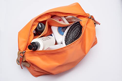 Image of SWIMS Necessaire Lightweight Shave and Toiletry Bag, Dopp Kit, Bathroom Bag for Travel - Orange