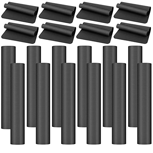 LEIFIDE 10 Pack Yoga Mats Bulk, 68'' x 24'' x 4mm Thick Yoga Mats for Kids and Adult Gym Bundle Latex Free Exercise with Non Slip Texture for Outdoor Pilates or Workout(Black) by LEIFIDE - Used condition - US$88.34