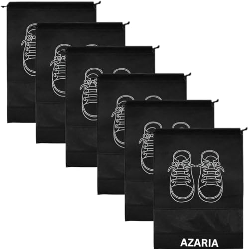 Azaria Shoe Bag for Travel & Storage 5Pcs Shoe Bags Pouches Travel | Shoe Cover for Travelling | Travel Organizer for Women & Men | Shoes Cover Bag |Travel Accessories Shoe Organizer (5 pcs Shoe Bag) 8 41PRzi+HtwL