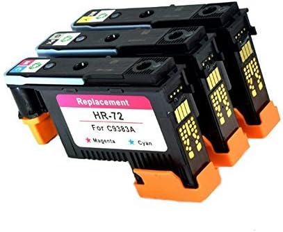 Komada 1 Set Compatible HP72 printheads(1MK/Y+1C/M+1PK/G) with New Updated Chips Compatible with HP Designjet T610 T620 T770 T790 T1100 T1120 1200 T1300 T2300