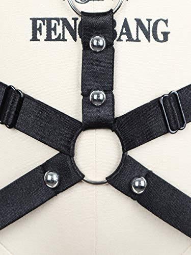 Garter Leg Belt Harness Leg Rave Thigh Garter Harness Strappy Garter Belt For Women Black #TOP5