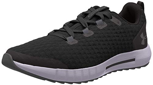 Under Armour unisex child Grade School Suspend Sneaker, Black/White, 5 US