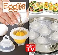 Eggies Lot de 6 cuiseurs à œuf sans Coquille