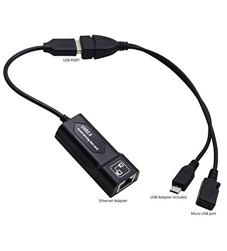 LAN Ethernet Adapter for Amazon FIRE TV 3 or Stick GEN 2 or