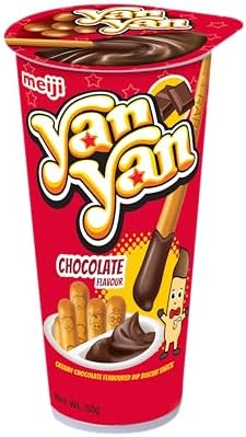 Meiji Yan Yan Biscuits Stick with Chocolate Dip 50 g