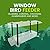 Nature Gear Acrylic Clear Bird Feeders for Window Viewing, Weather Resistant & Easy to Clean with Sliding Tray, Clear Window Bird Feeder with Strong Suction Cups, Column