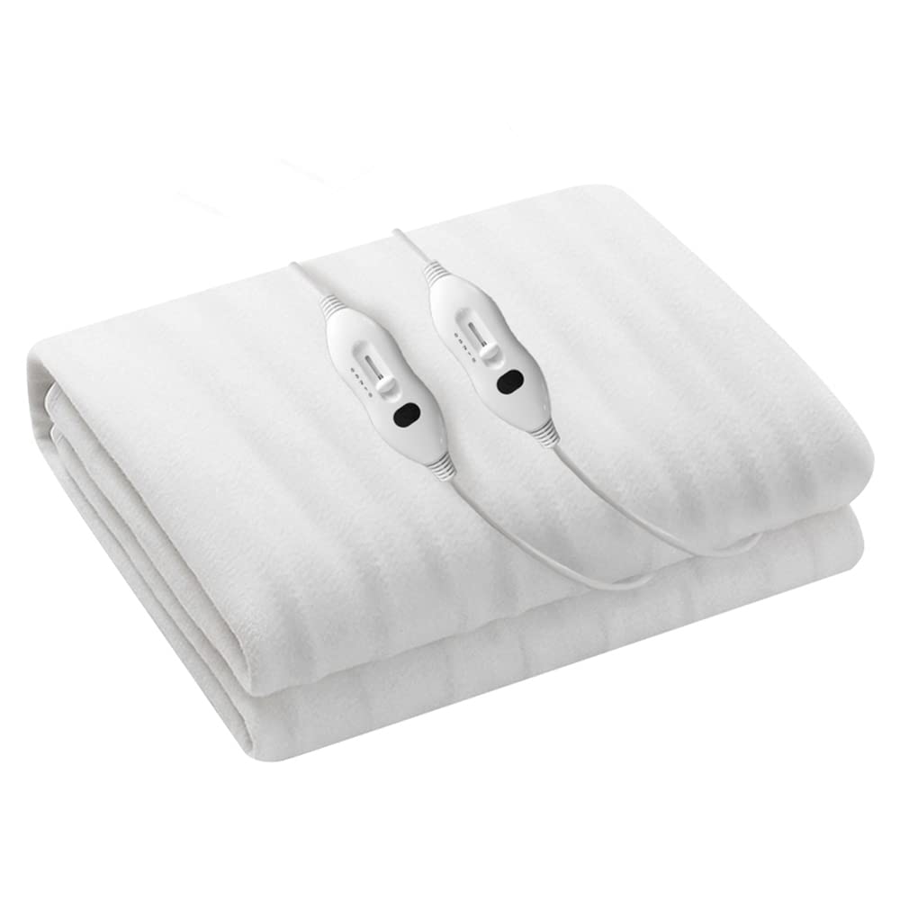 Giselle Bedding Electric Blanket, Double Heated Blankets Heating Pad Throw Rug Underlay Fleece Wool...