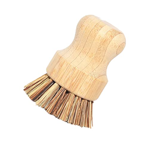 PRETYZOOM Short Handle Cleaning Brush for Kitchen Oilproof Wok Pot Scrubbing Tool Smooth Grip for Household Use and Tough Cleaning Tasks