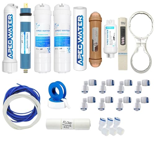 Image of Apec Water complete Ro water purifier filter service kit with all accessories (RO Service Kit)