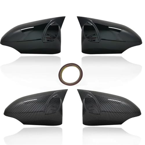 Coques de rétroviseurs Toyota Corolla 2017 protection ABS noir anti-rayures - 3