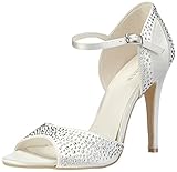  Menbur Wedding Fauno, Damen Plateau Sandalen, Elfenbein (Ivory 04), Gr. EU 40