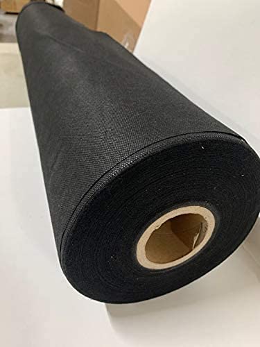 Premium Black Cambric Upholstery Dust Cover - 1.40 oz, 36" Wide, 15 Yards of Durable Protection for Your Furniture