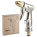 Fippy Pistolet d'arrosage Métal, Pulvérisateur de Pistolet à Eau Haute Pression, Pistolet à eau de Jardin Robuste, pour lavage de voiture, arrosage de plantes, douche pour animaux de compagnie-court