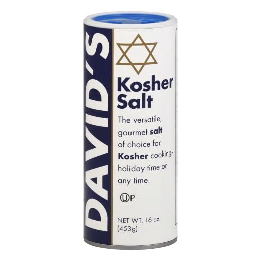 David's Kosher Salt Canister 16.0 Oz(Pack of 6)