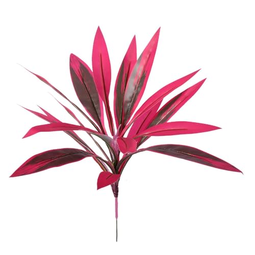 gifyym Tall Fake Plant - 21 Zoll Tropical Stem Outdoor Decor | Dragon Blood Tree Artificial Plant | For Home Living Room Office Patio Porch Garden Yard Balcony Pathway Park UV Resistant Realistic