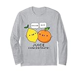 Photo Gallery succo concentrato funny fruit pun maglia a manica Photo Gallery succo concentrato funny fruit pun maglia a manica