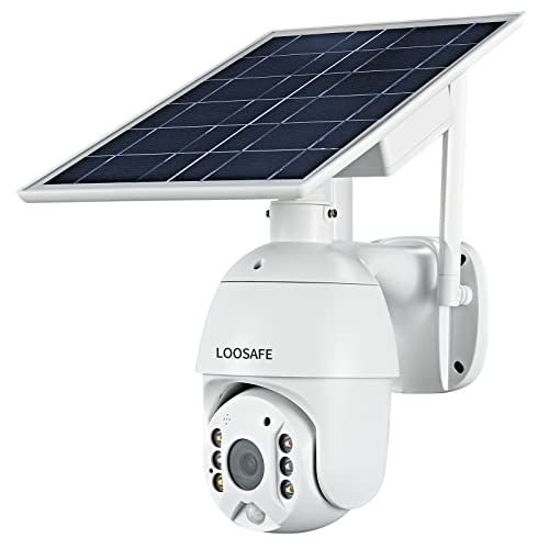 Wireless Outdoor 4G Lte Cellular Security Camera Solar Powered, 1080P Spotlight Color Night Vision, Motion Detection, Two-Way Audio, Cloud And Local Storage #TOP27