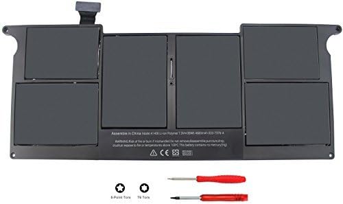 New Replacement A1406 A1495 Laptop Battery for Apple MacBook Air 11" inch A1465 (Mid 2012, Mid 2013, Early 2014) A1370 (only for Mid 2011 Version) MC968 MD223 MD711 020-7376-A 020-7377-A