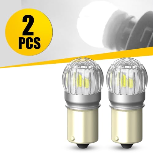 Bombilla LED 1156 BA15S blanca de 12V 6000K para marcha atrás 2