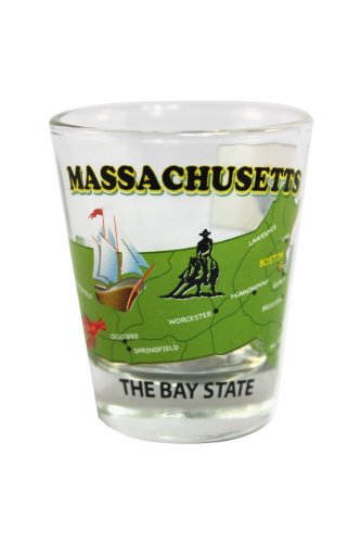 Souvenir Shot Glass - Massachusetts
