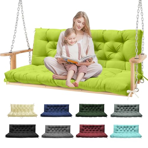 La mejor comparación de Columpios de porche los mejores 10. 41 Cojines para Columpio de Porche Tycdiose, Cojines Impermeables para Columpio de Patio para Muebles de Exterior Engrosados Cojines de Banco de Columpio para Exteriores de 2-3 Plazas...