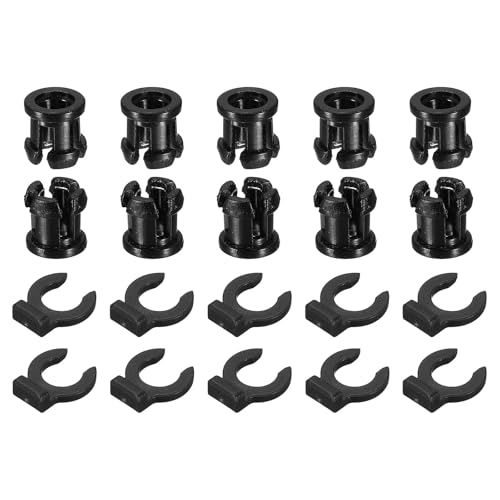 MECCANIXITY 10�Z�b�g 3D�v�����^�[�`���[�u�J�v���[�Z�b�g�A�`���[�u�J�b�v�����O�R���b�g�N�����v�N���b�v�v���X�`�b�N�W���C���g�R�l�N�^�O�a7.5mm x ���a4mm �Œ�1.75mm�t�B�������g�v�����^�[���i�p�A�u���b�N