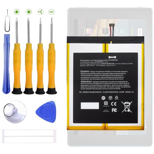 Batería para HD 10 2019 de 10.1 pulgadas repara fallos de carga con kit M2V3R5